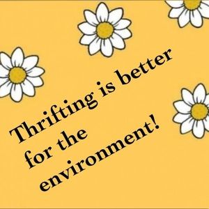 Thrifting is environmentally friendly!